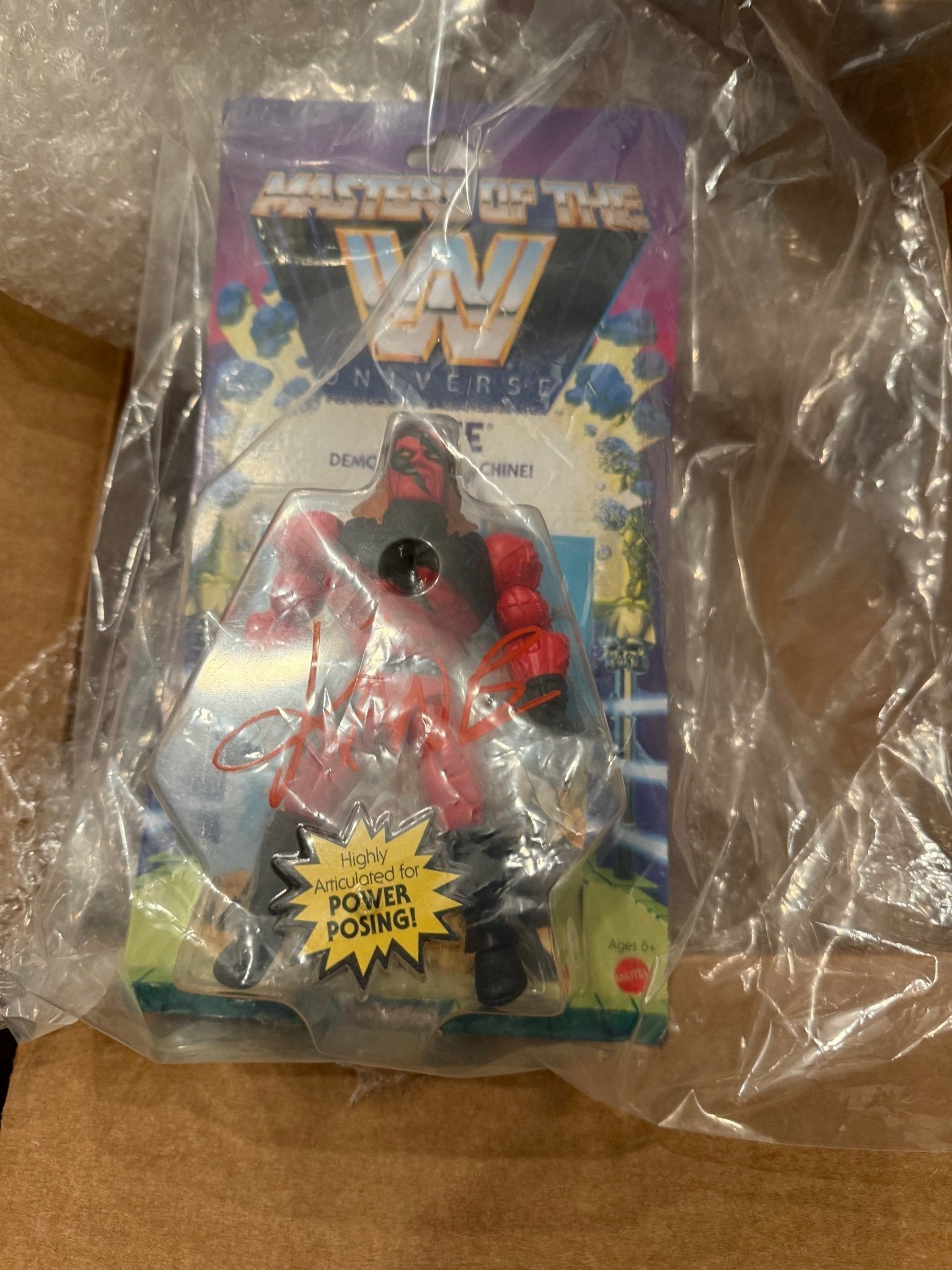 KANE Signed WWE Masters of the Universe Action Figure – Autographed – JSA COA – WWE x MOTU