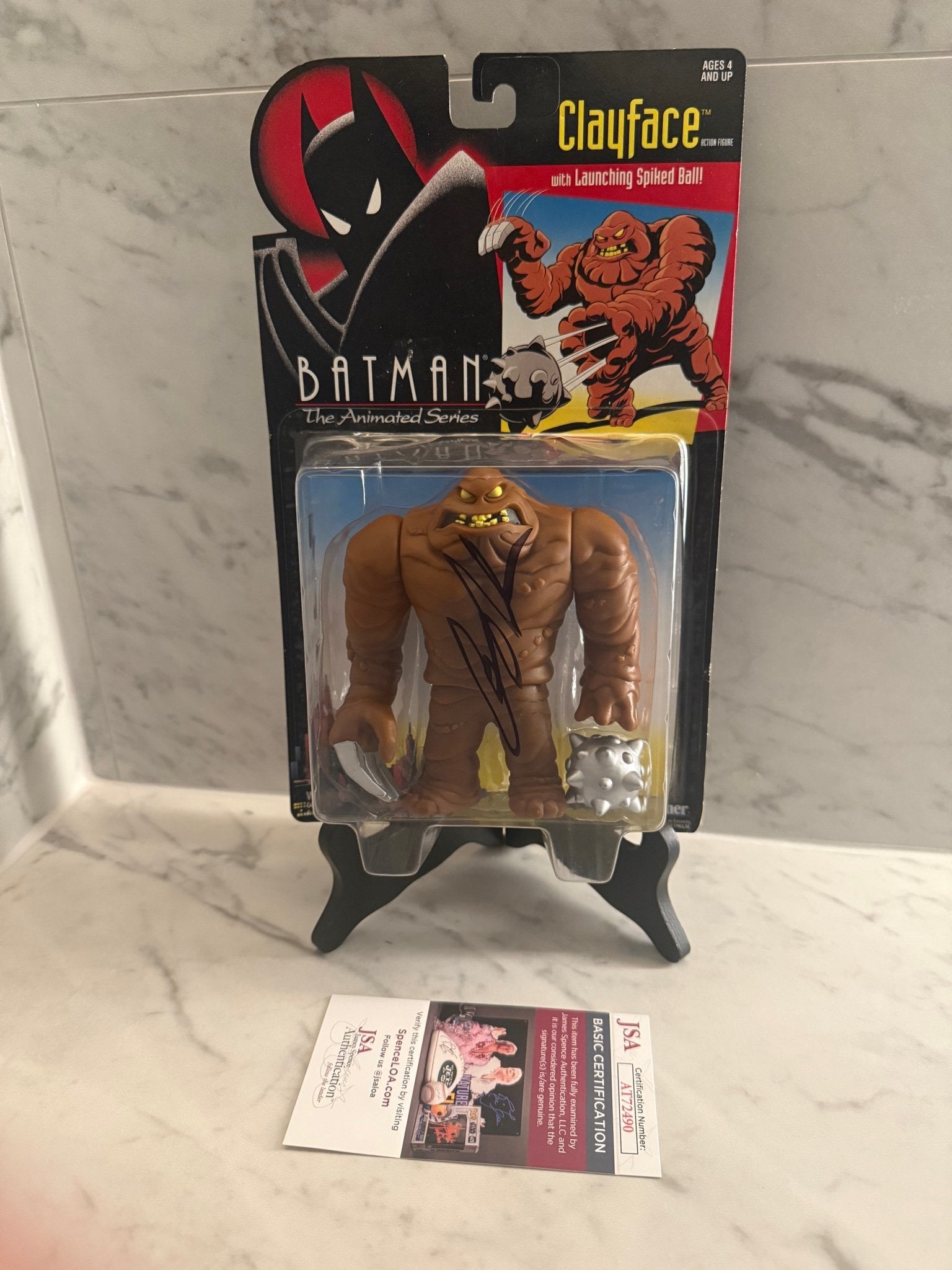 Ron Perlman Signed Clayface Action Figure – Batman: The Animated Series – Vintage – JSA COA