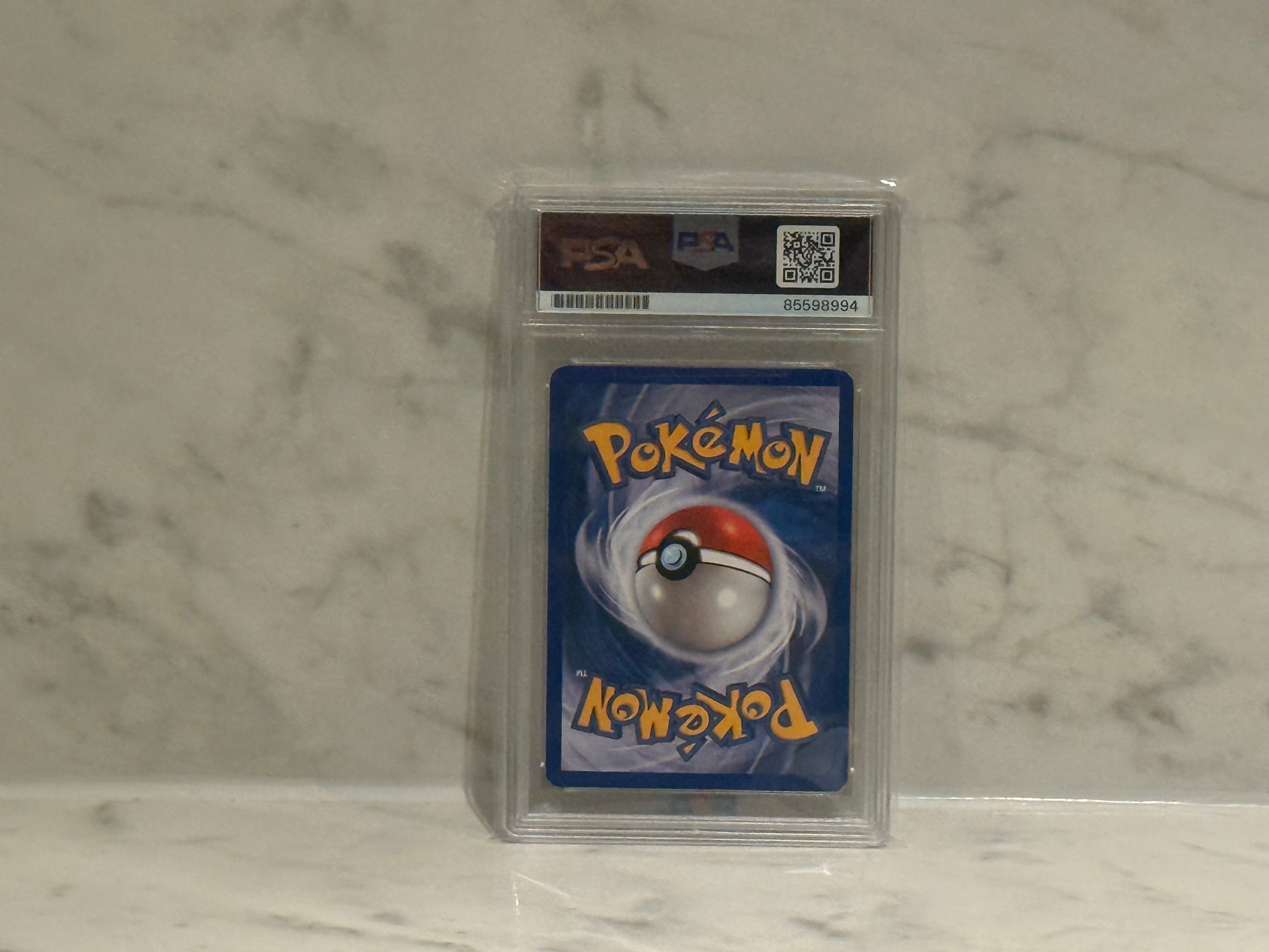 Signed PSA Wayne Grayson Pokemon Machop 53/108 Power Keepers Reverse Holo