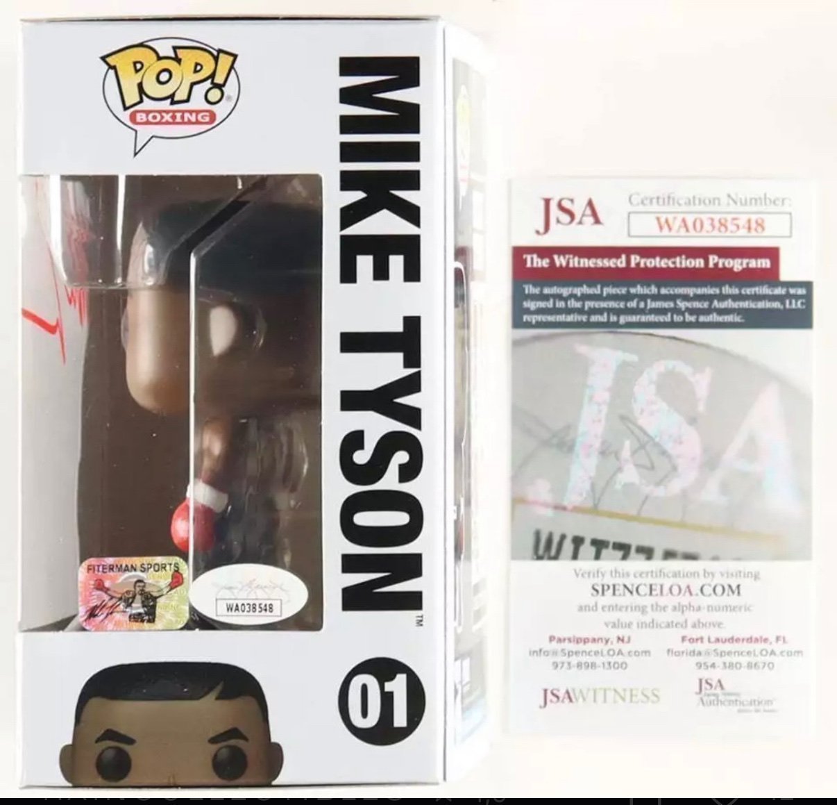 Mike Tyson Signed Funko Pop – JSA Witness COA – Autographed Boxing Legend Collectible