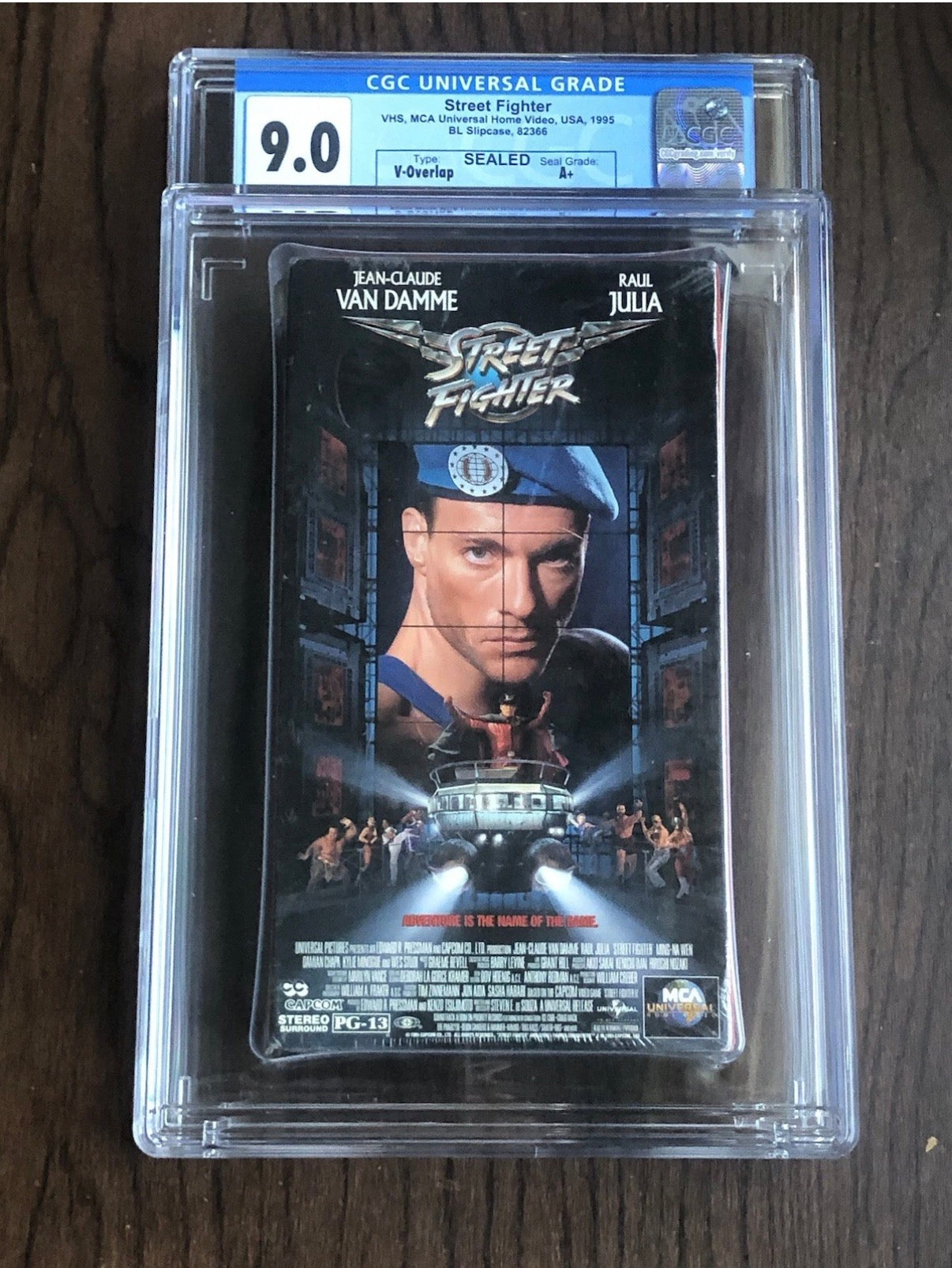 Street Fighter (1994) Original 1995 VHS – CGC 9.0 A+