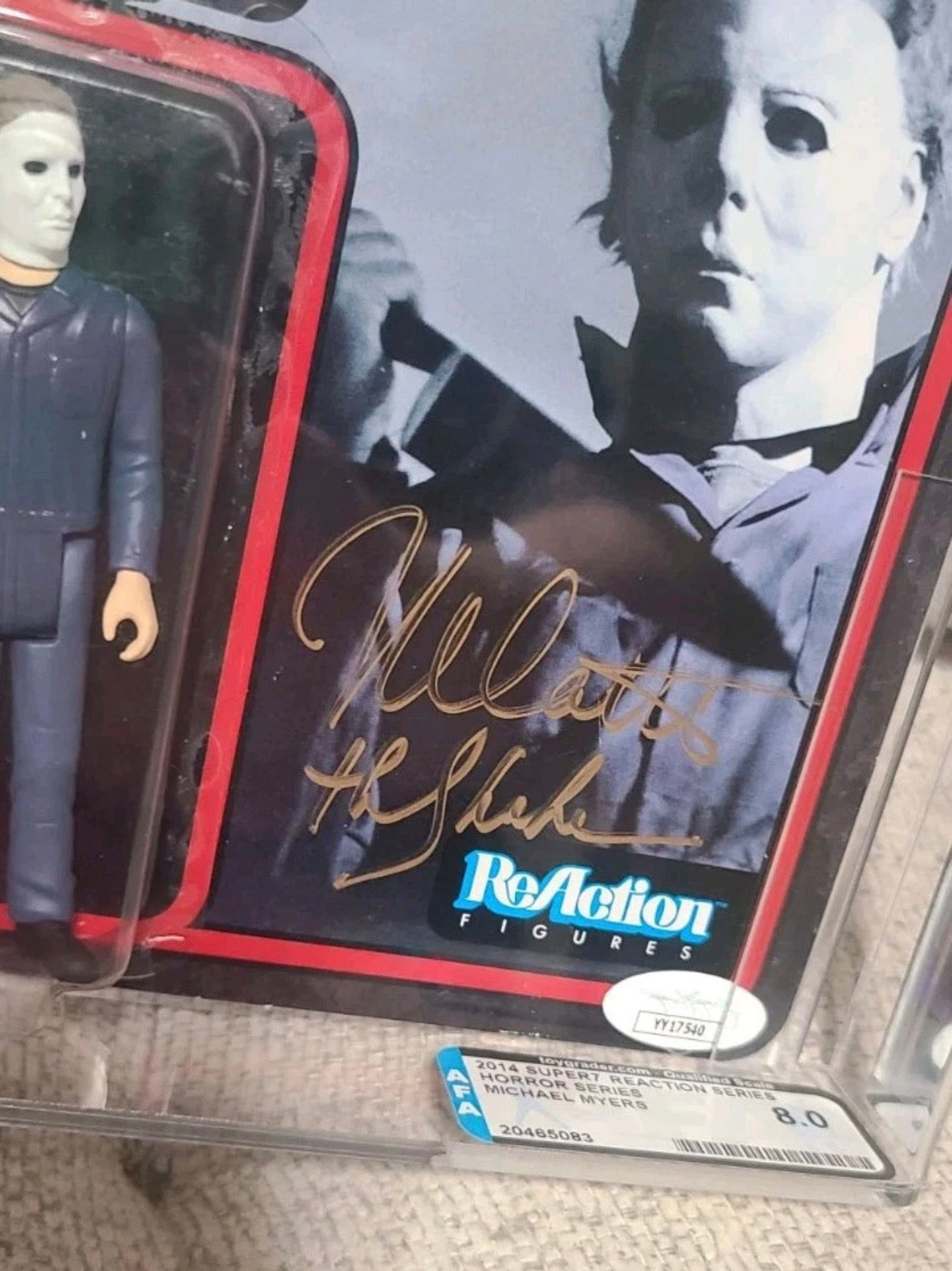 Halloween™ Michael Myers ReAction Figure – Cast Signed by Nick Castle, Tony Moran, Will Sandin & Tommy Lee Wallace