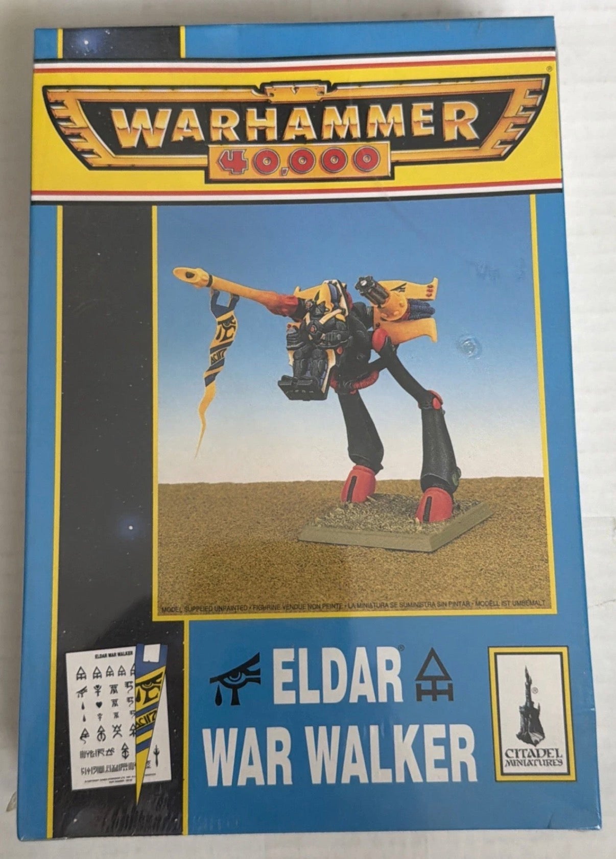 Warhammer 40,000 Eldar War Walker 1994 – Factory Sealed NOS Vintage Games Workshop