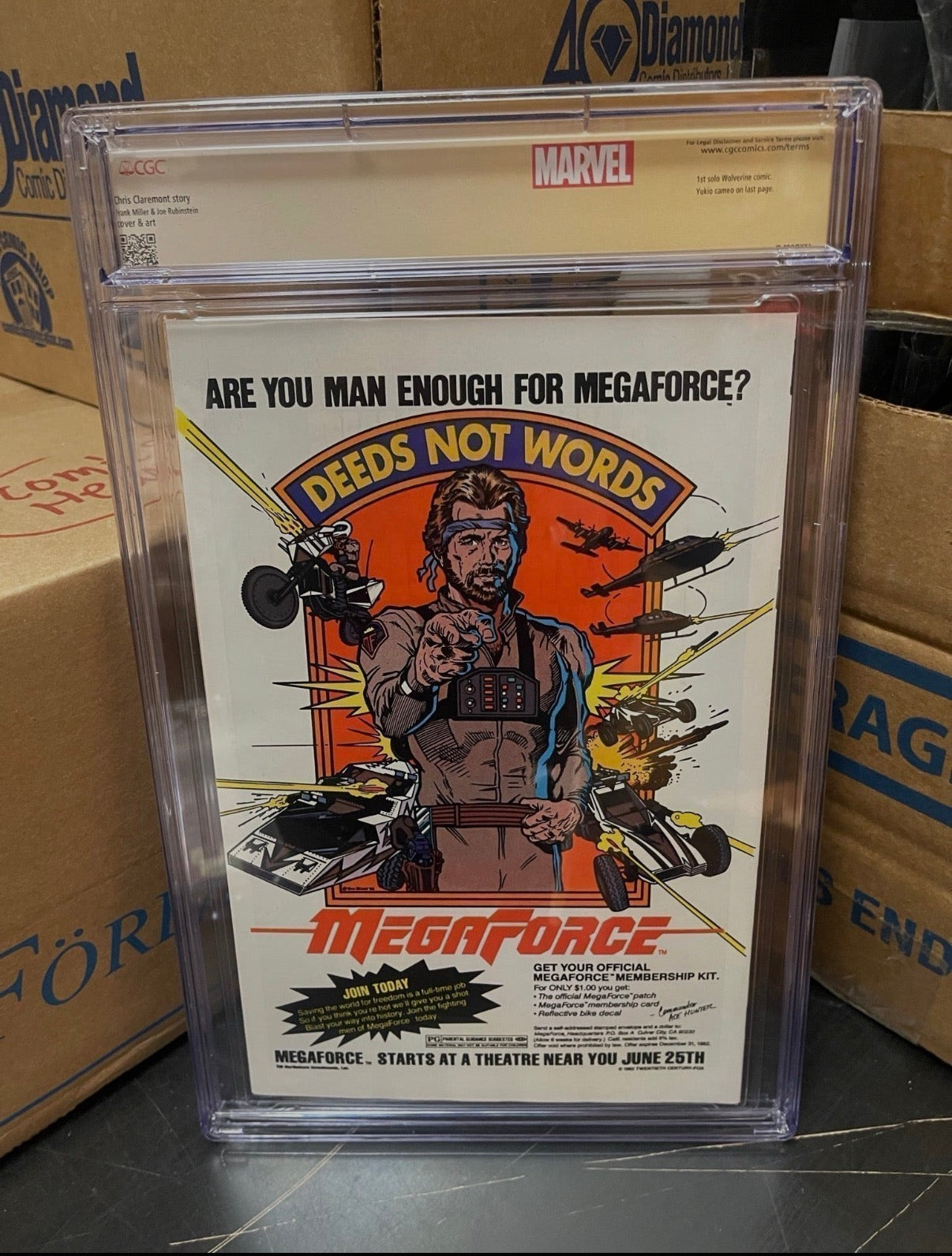 Wolverine Limited Series #1 CGC 9.8 SS Signed Claremont Miller Rubinstein Thomas
