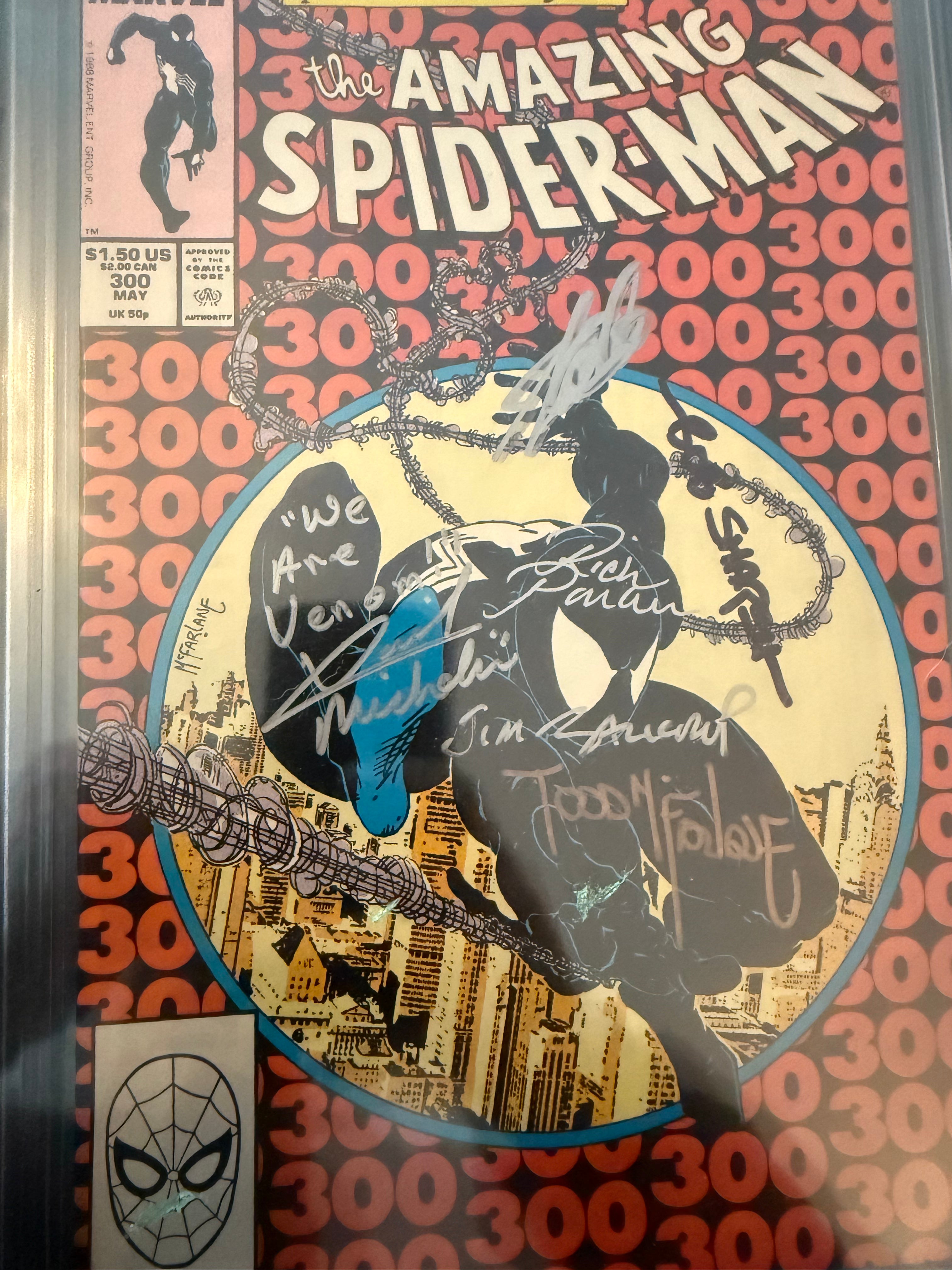 Amazing Spider-man #300 (CGC) 9.4 6X signed WE ARE VENOM Stan Lee 1 of 1