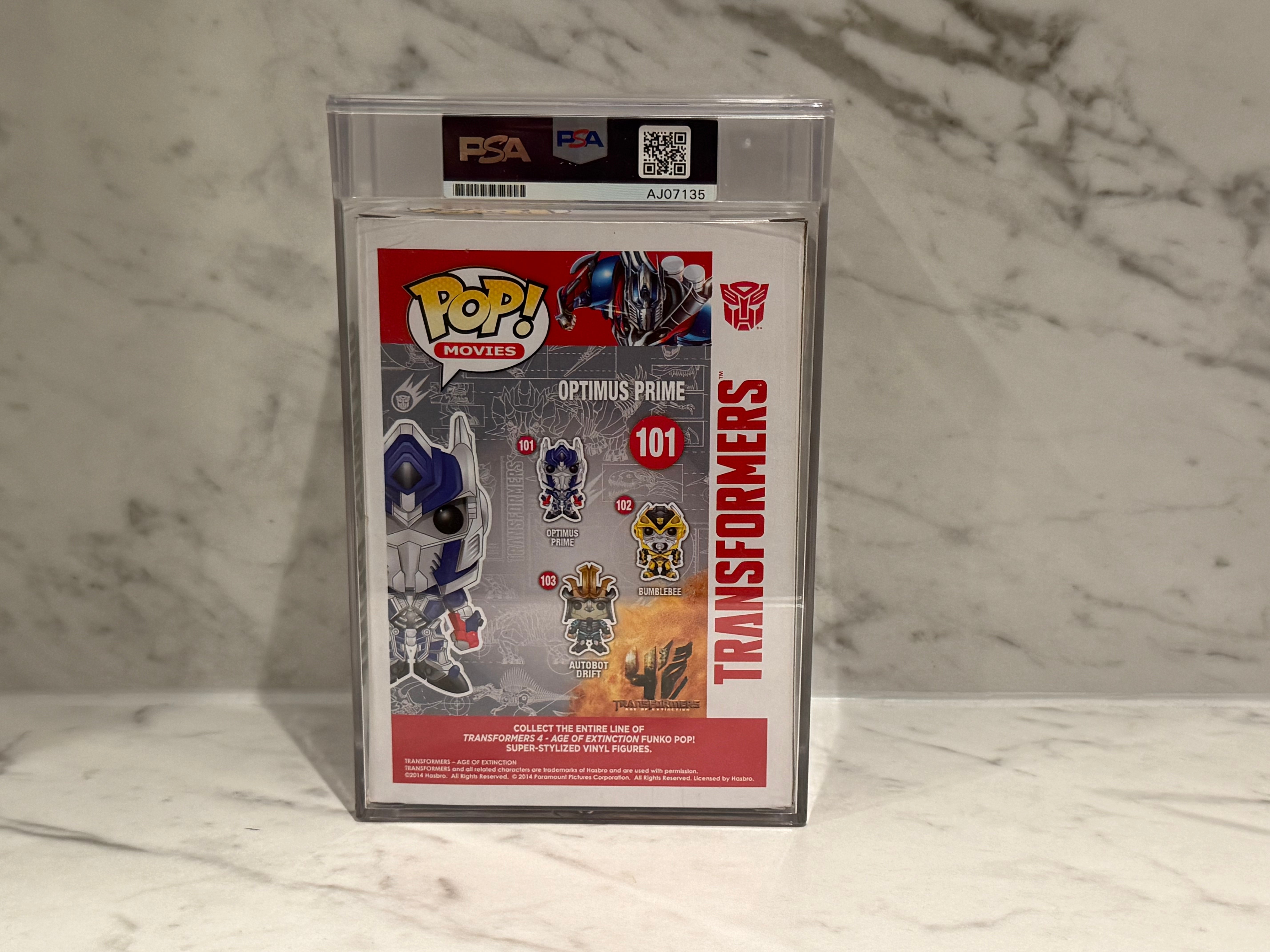 Peter Cullen Signed | PSA Slab | BAS Authenticated | Transformers Optimus Prime