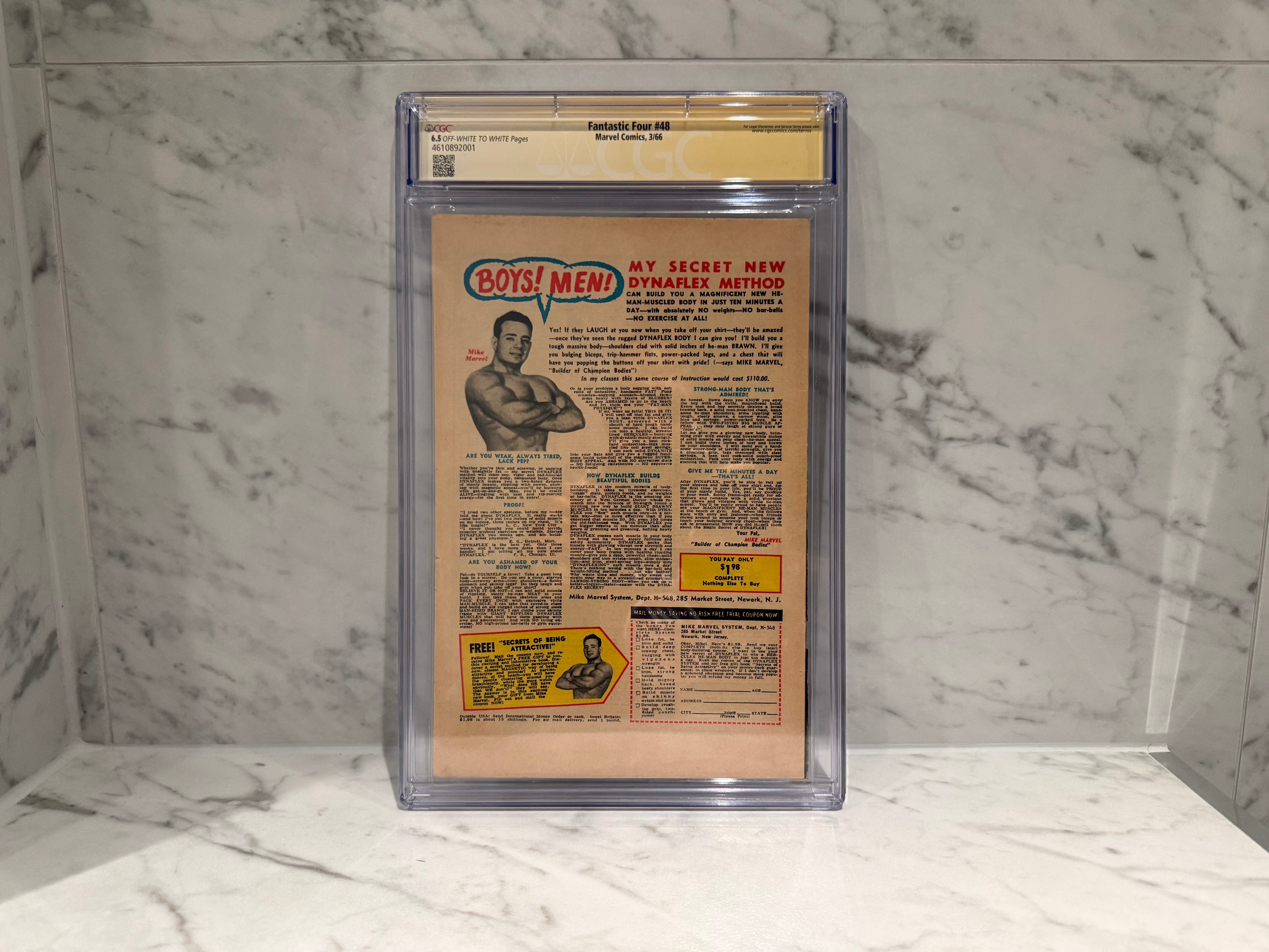 Fantastic Four #48 CGC 6.5 SS Stan Lee Joe Sinnott 1st Silver Surfer