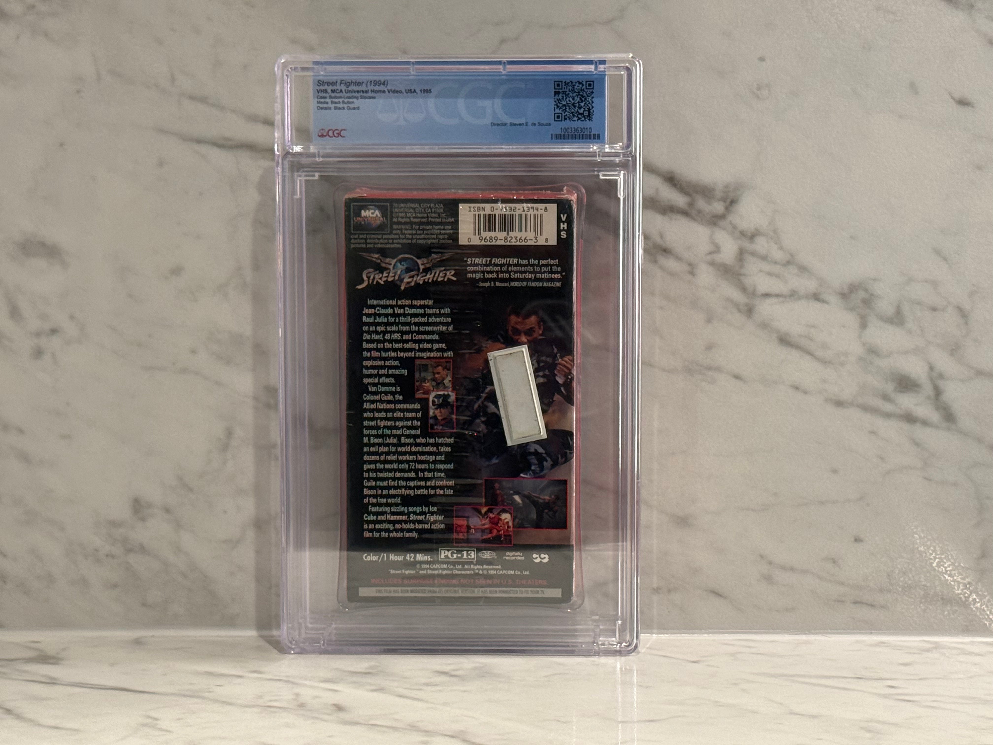 Street Fighter (1994) Original 1995 VHS – CGC 9.0 A+