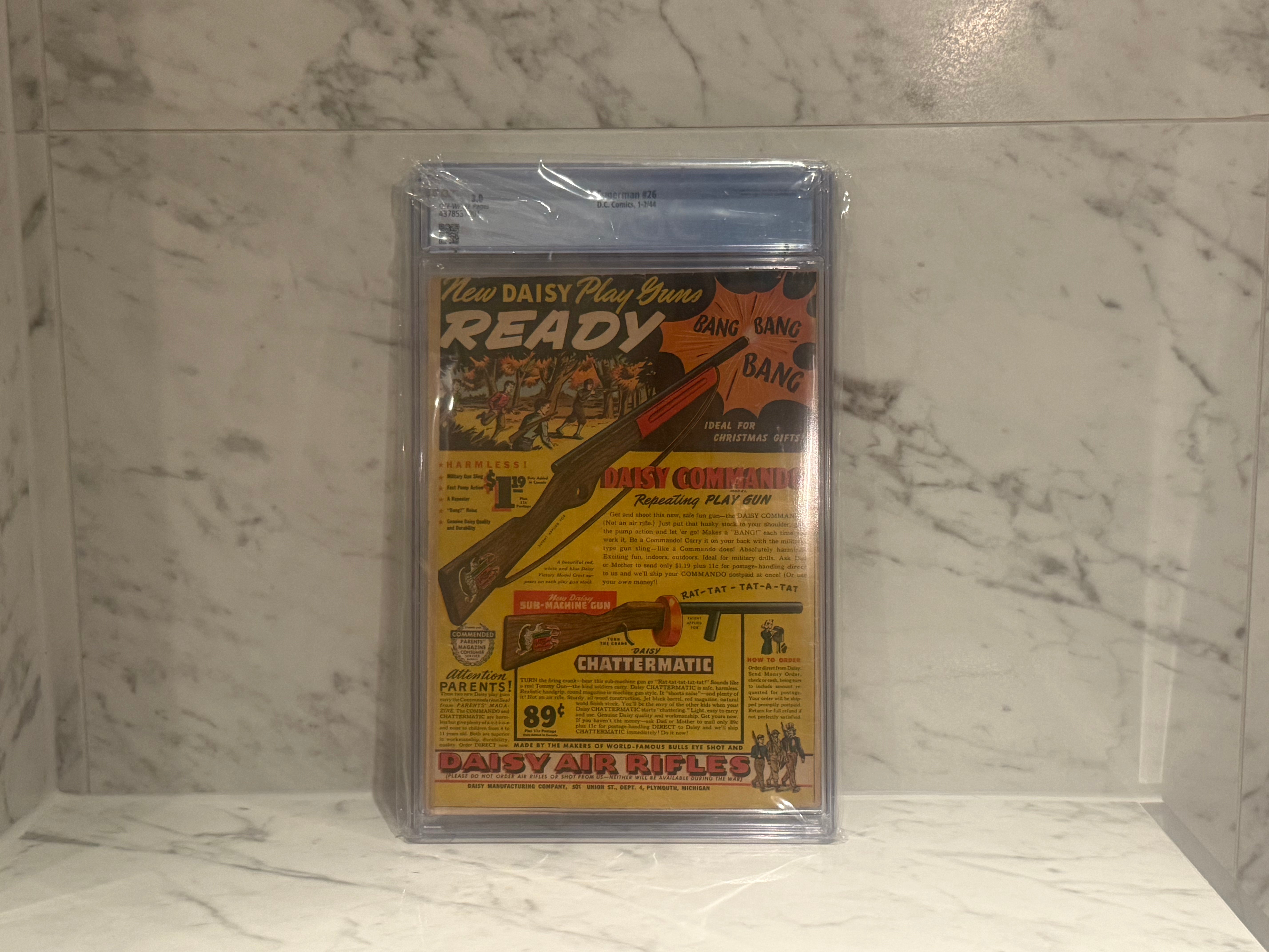 Superman #26 (1944) – CGC 3.0 – Golden Age WWII Cover