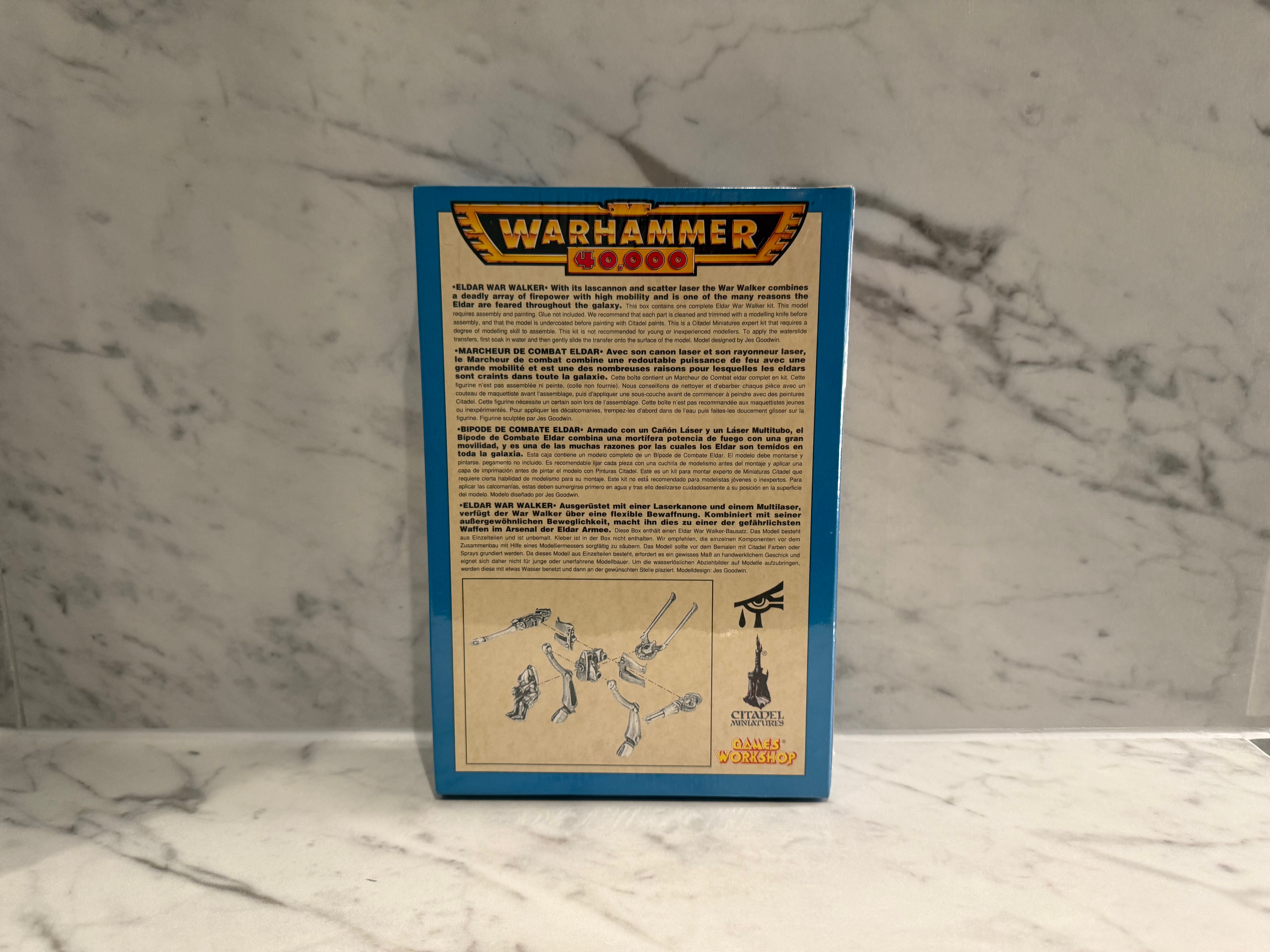 Warhammer 40,000 Eldar War Walker 1994 – Factory Sealed NOS Vintage Games Workshop