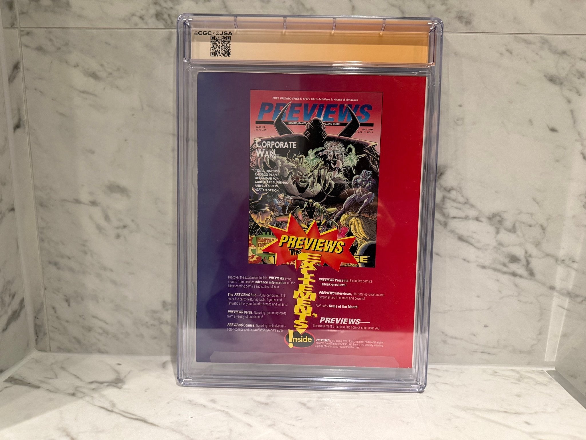 San Diego Comic-Con 25th Anniversary Souvenir Book (1994) — CGC 8.5 White Pages, 4 Signatures incl. Matt Groening + Original Sketch