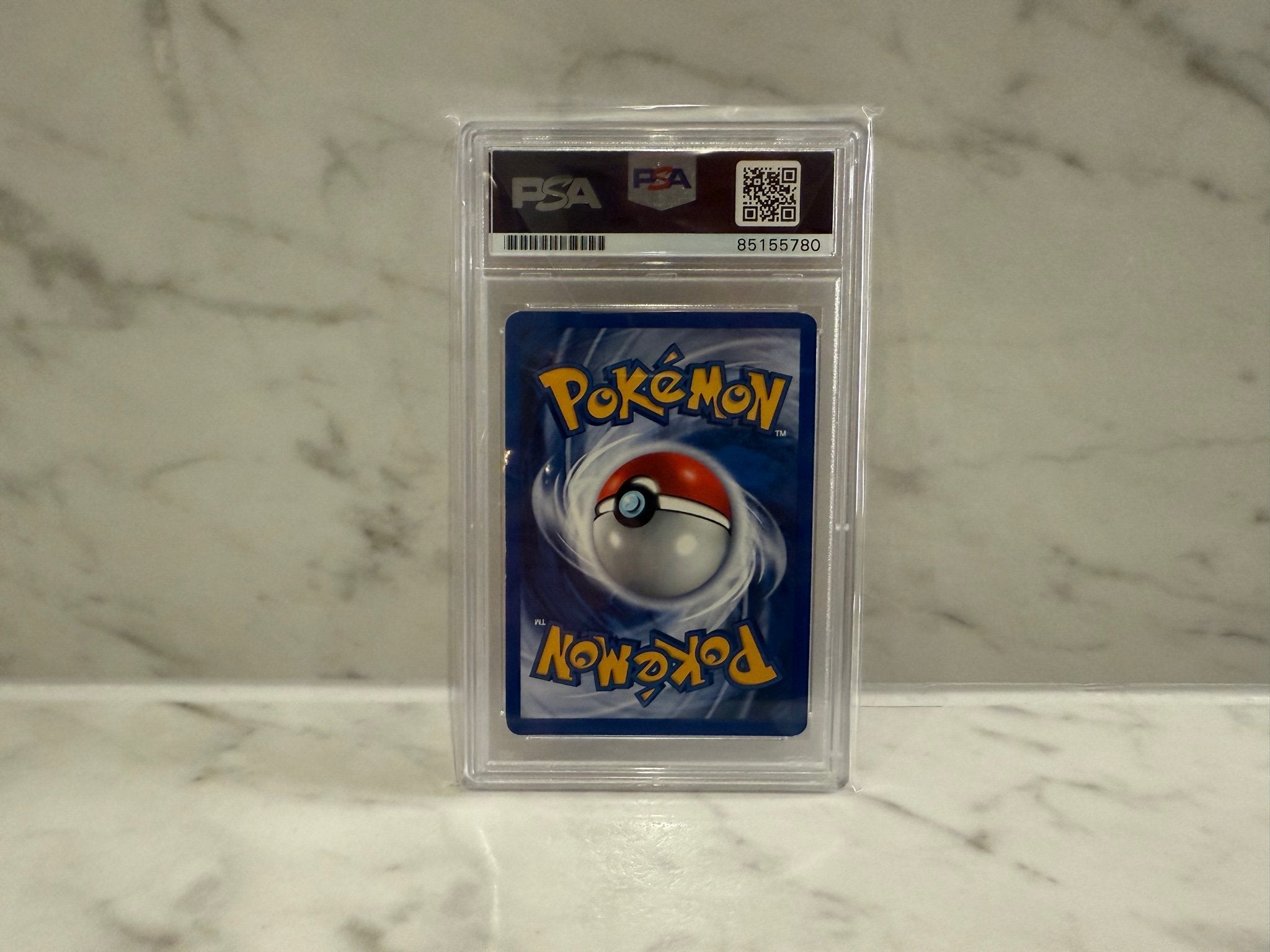 PSA Signed Micheal Haigney Pokemon TCG Blaines Charmander 60/132 1st Edition