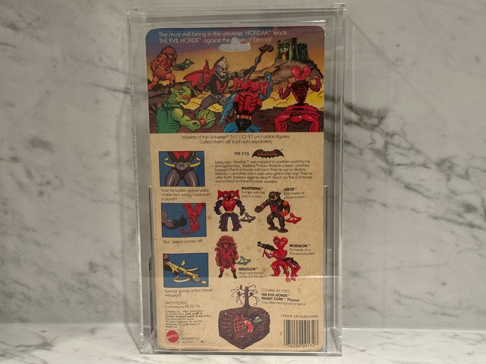 Vintage MOTU Hordak MOC Graded CAS 75 He-Man Masters of the Universe 1982
