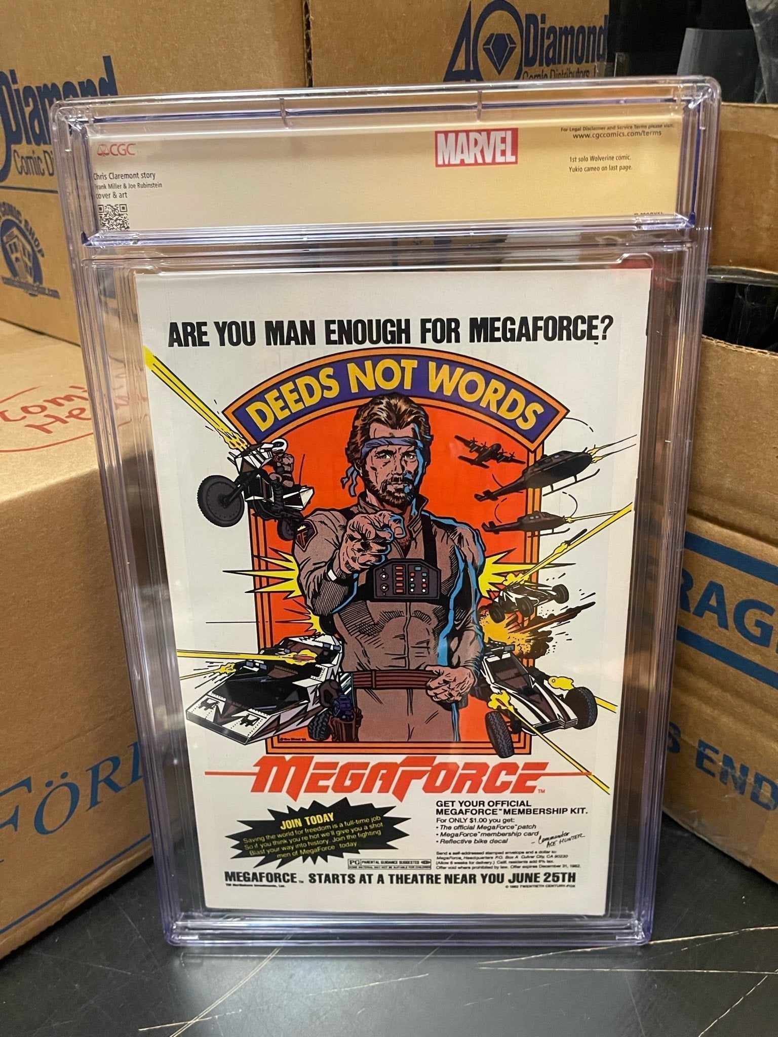 Wolverine Limited Series #1 (1982) – CGC 9.8 – 4x Signed – White Pages – Marvel Key Comic!