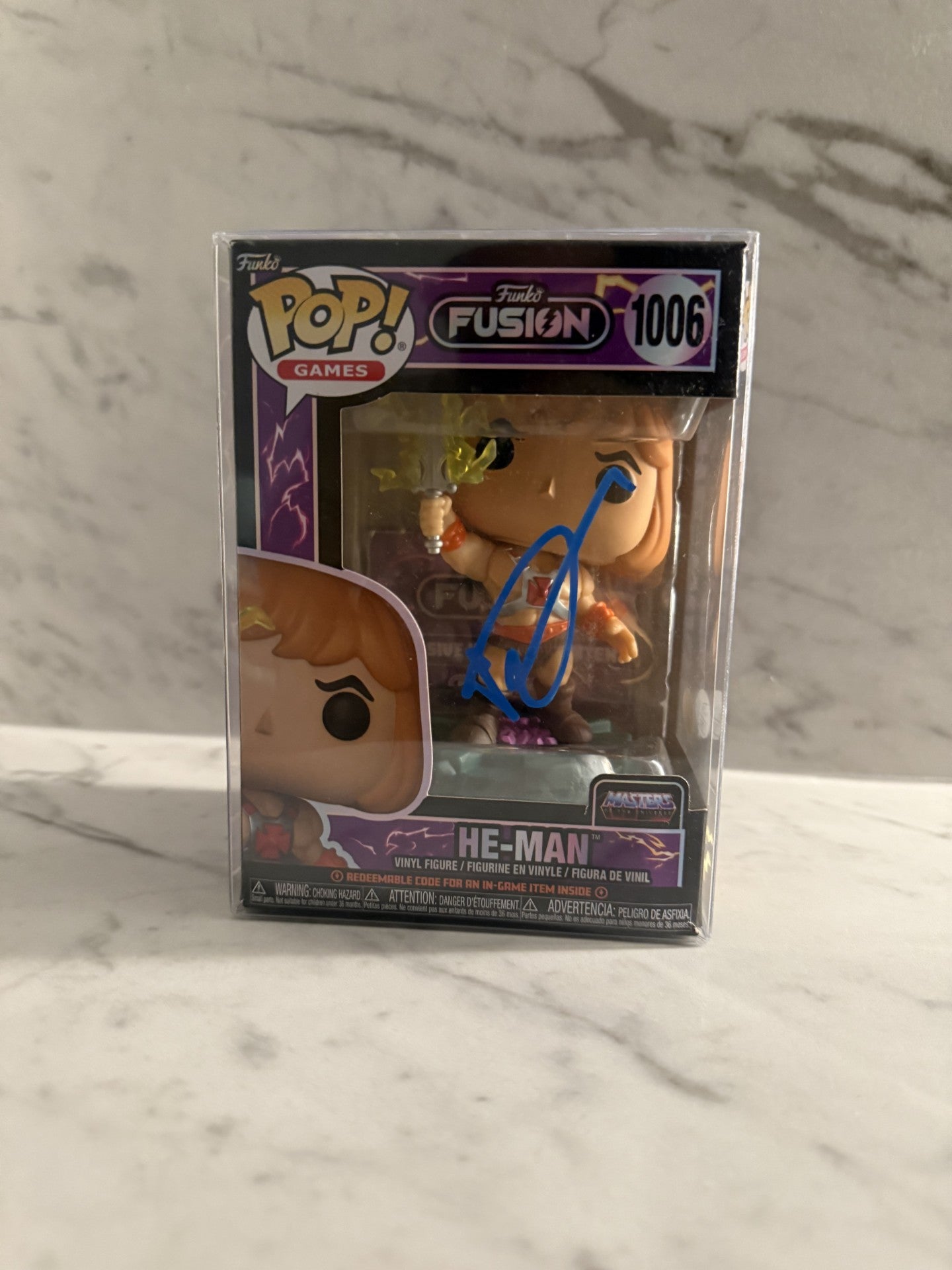Dolph Lundgren Signed He-Man Funko Pop #1006 JSA COA Autograph