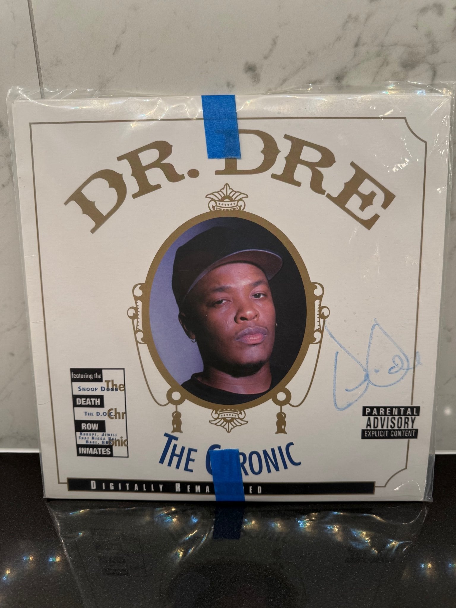 Dr. Dre Signed The Chronic Vinyl Album – Autographed LP – Beckett BAS COA – Hip-Hop Legend
