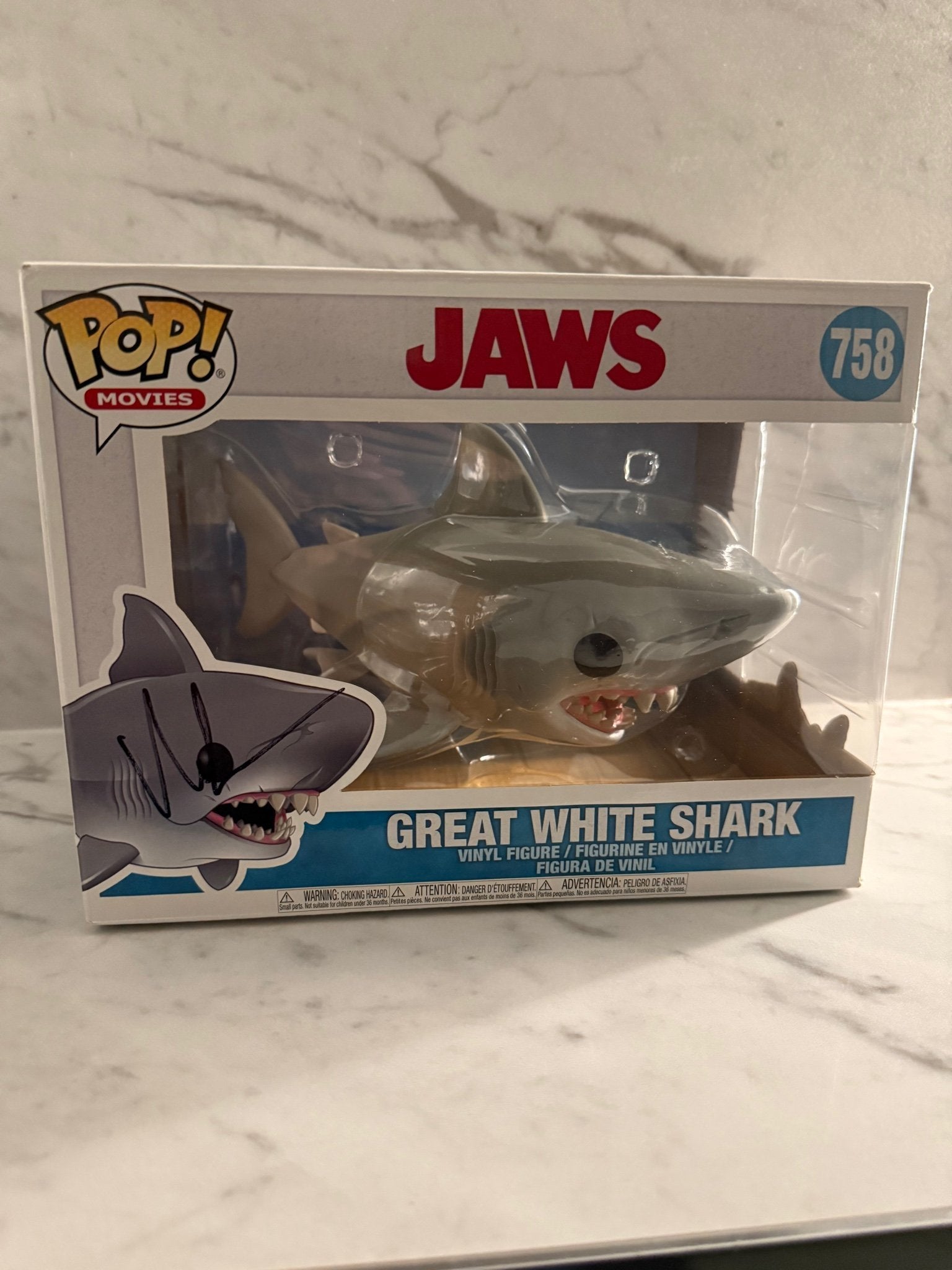 Mark Cuban Signed Autographed Funko Pop Jaws Shark Tank Dallas Mavericks