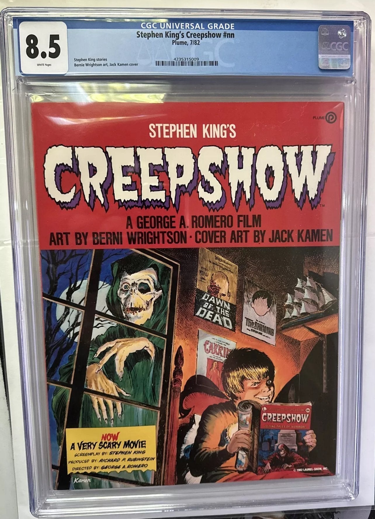 Creepshow (1982) Graphic Novel – CGC 8.5 White Pages – 1st Print – Stephen King