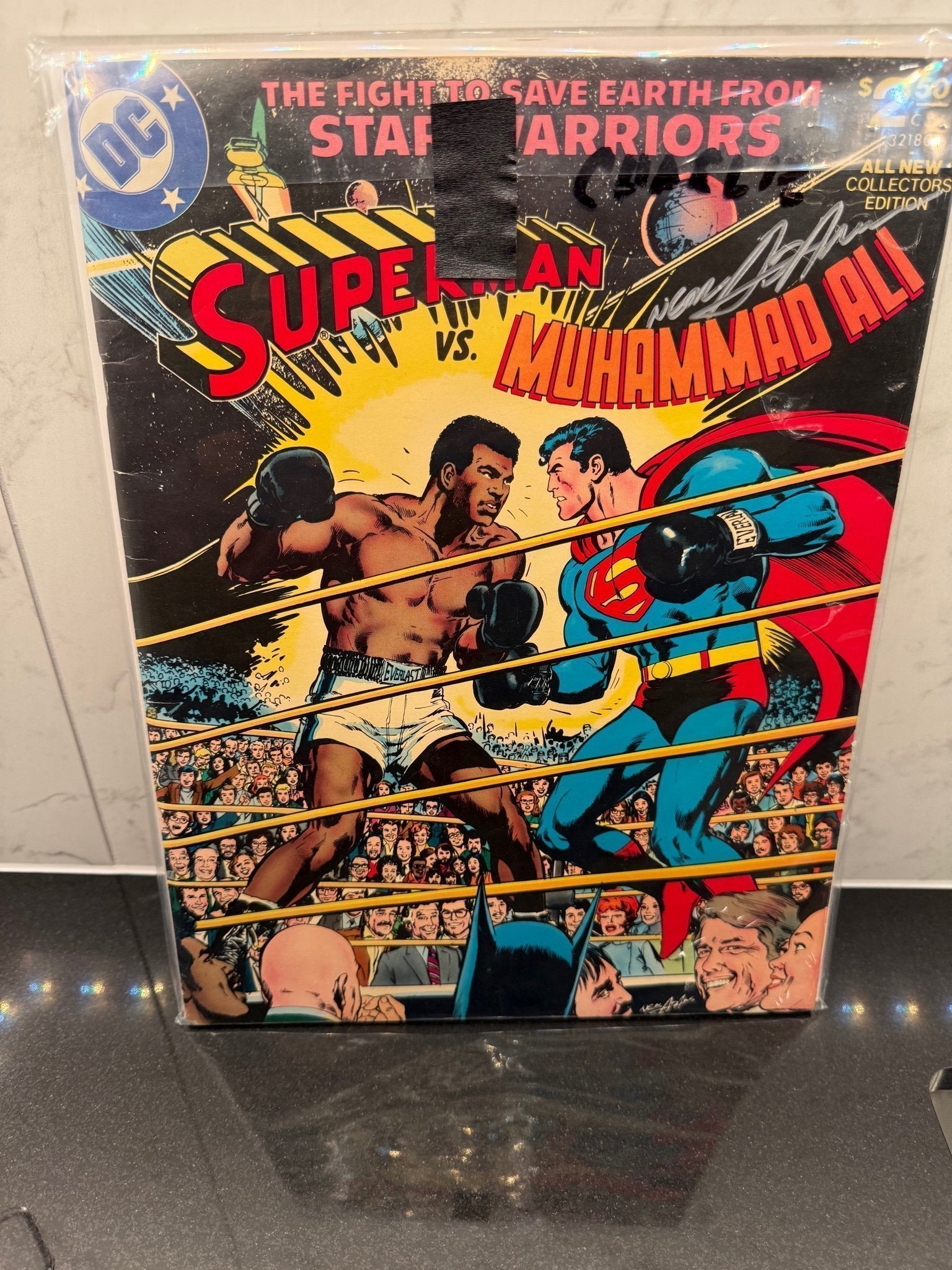 Superman vs Muhammad Ali (1978) – VF – Signed by Neal Adams – Vol. 7 C-56 – DC Comics Key