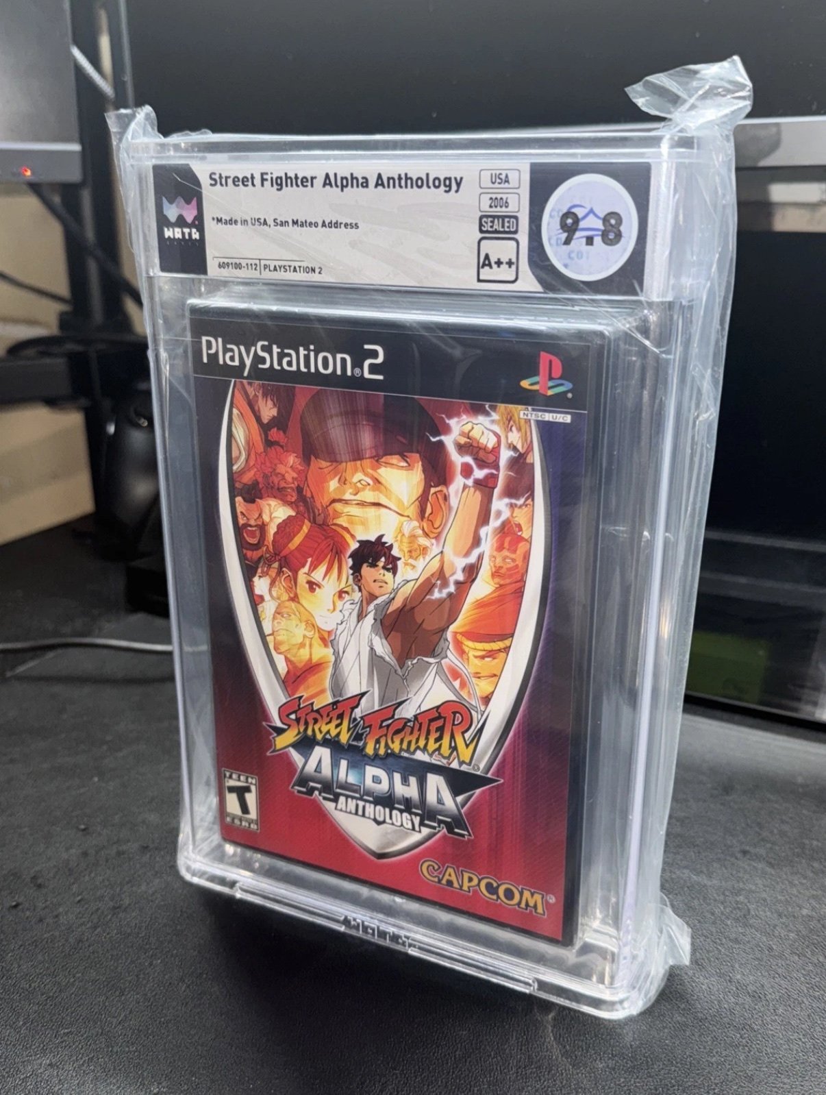 Street Fighter Alpha Anthology PS2 Graded 9.8 A++