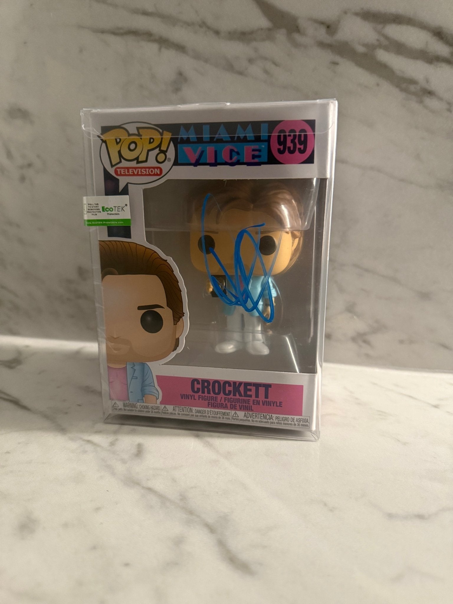 Don Johnson Signed Crockett Funko Miami Vice Authentic Autograph Beckett