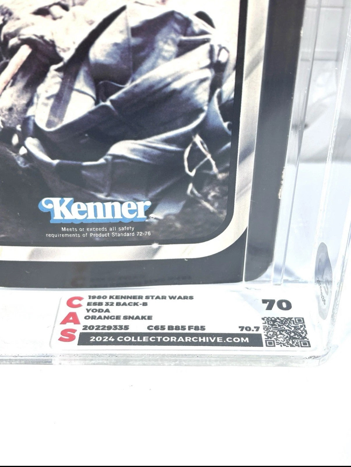 Vintage Star Wars Yoda Action Figure (1980 Kenner) – CAS 70