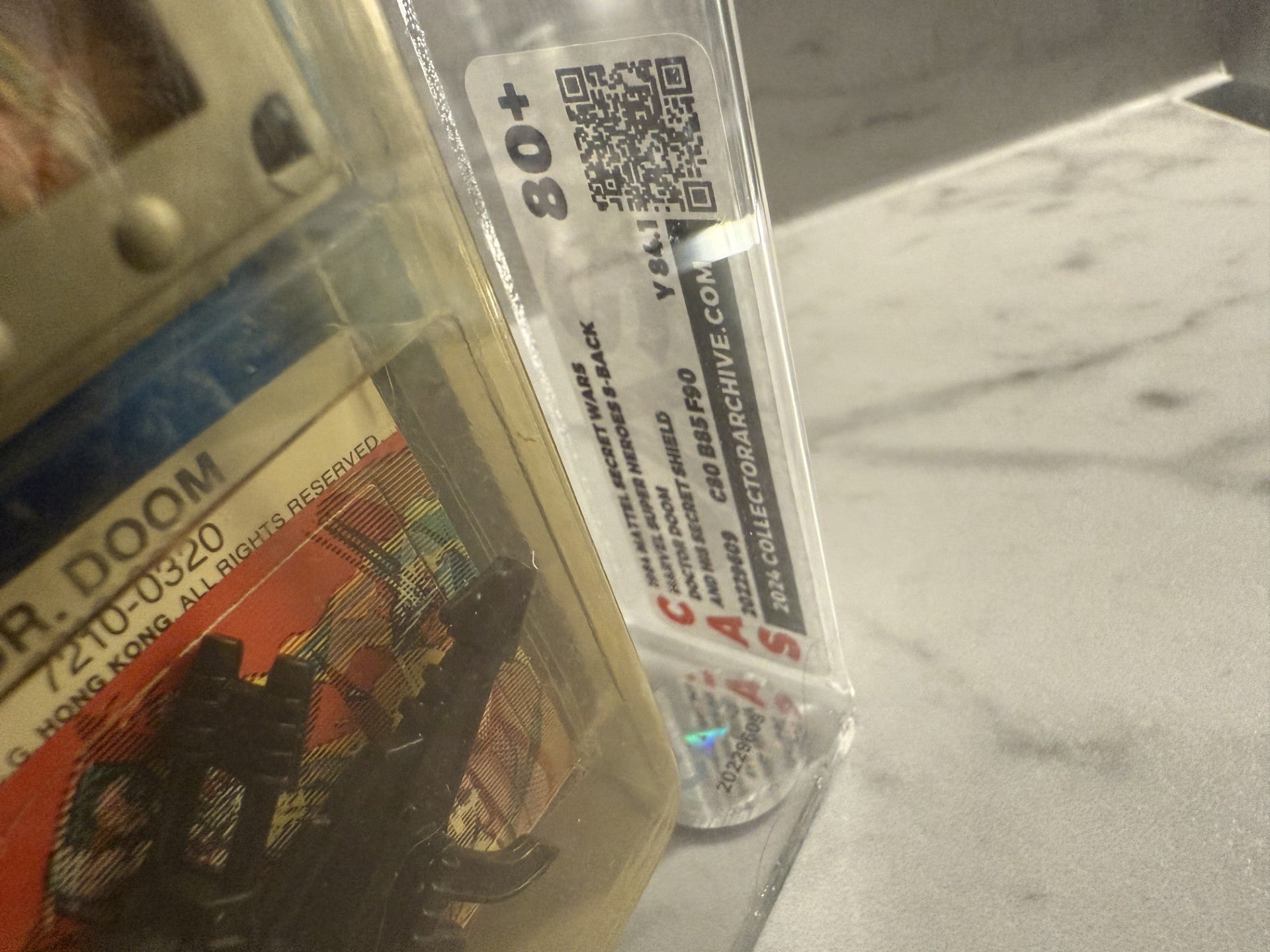 Marvel Secret Wars Doctor Doom Action Figure (1984 Mattel) – CAS 80+ – MOC