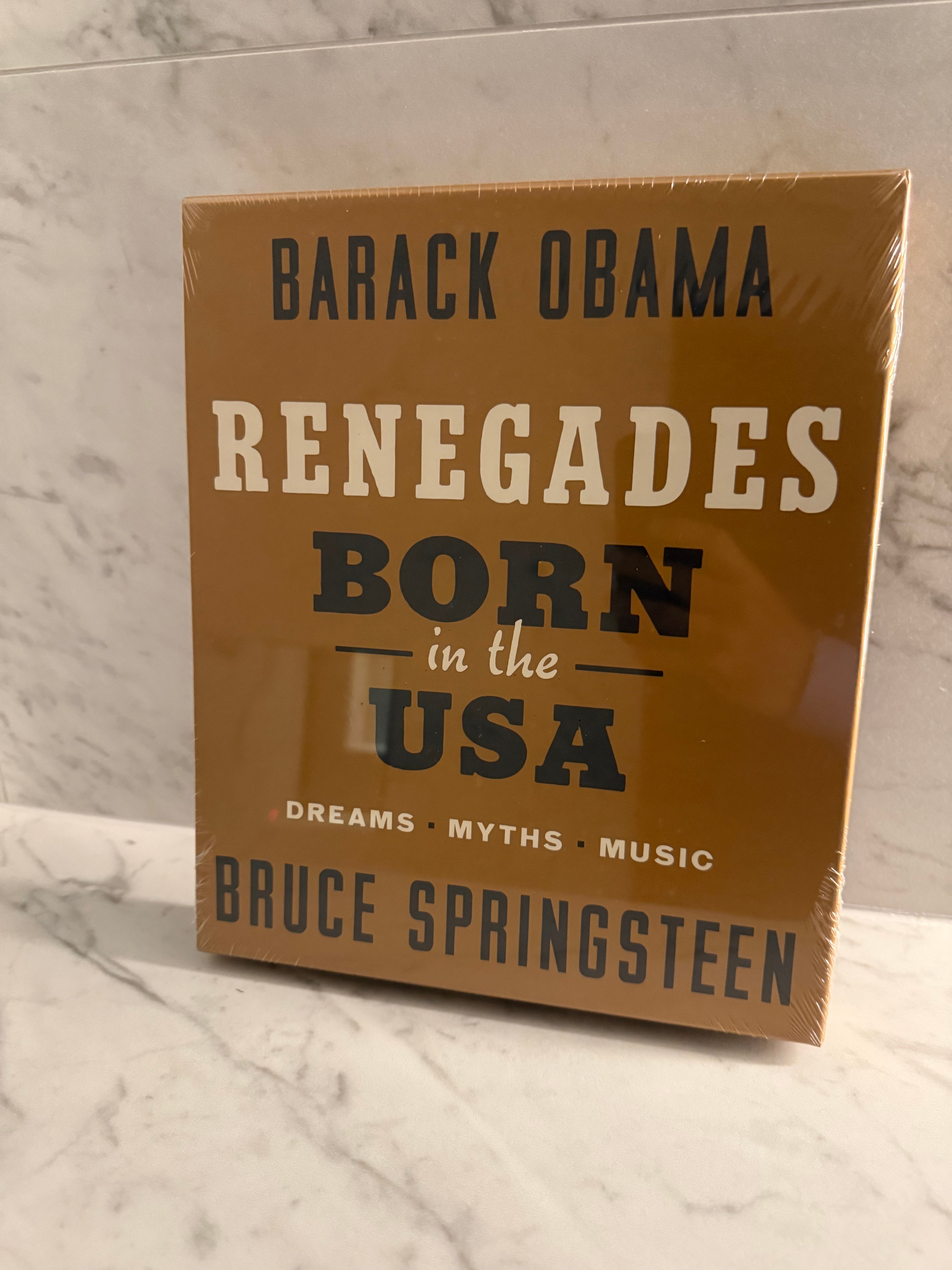 Renegades 2x SIGNED Springsteen Obama HC Book SEALED USA Ltd Edition 1st RARE