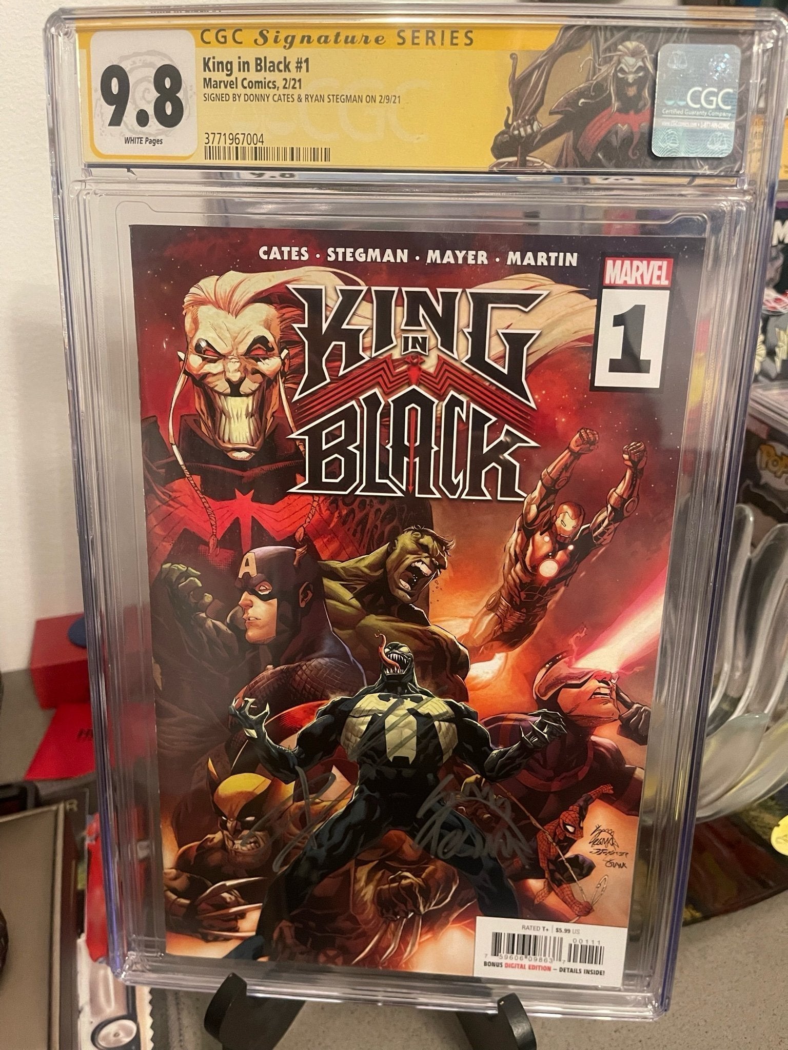Venom #3 & King in Black #1 – CGC 9.8 – 2x Signed – 1st Appearance of Knull – Marvel Key Issues