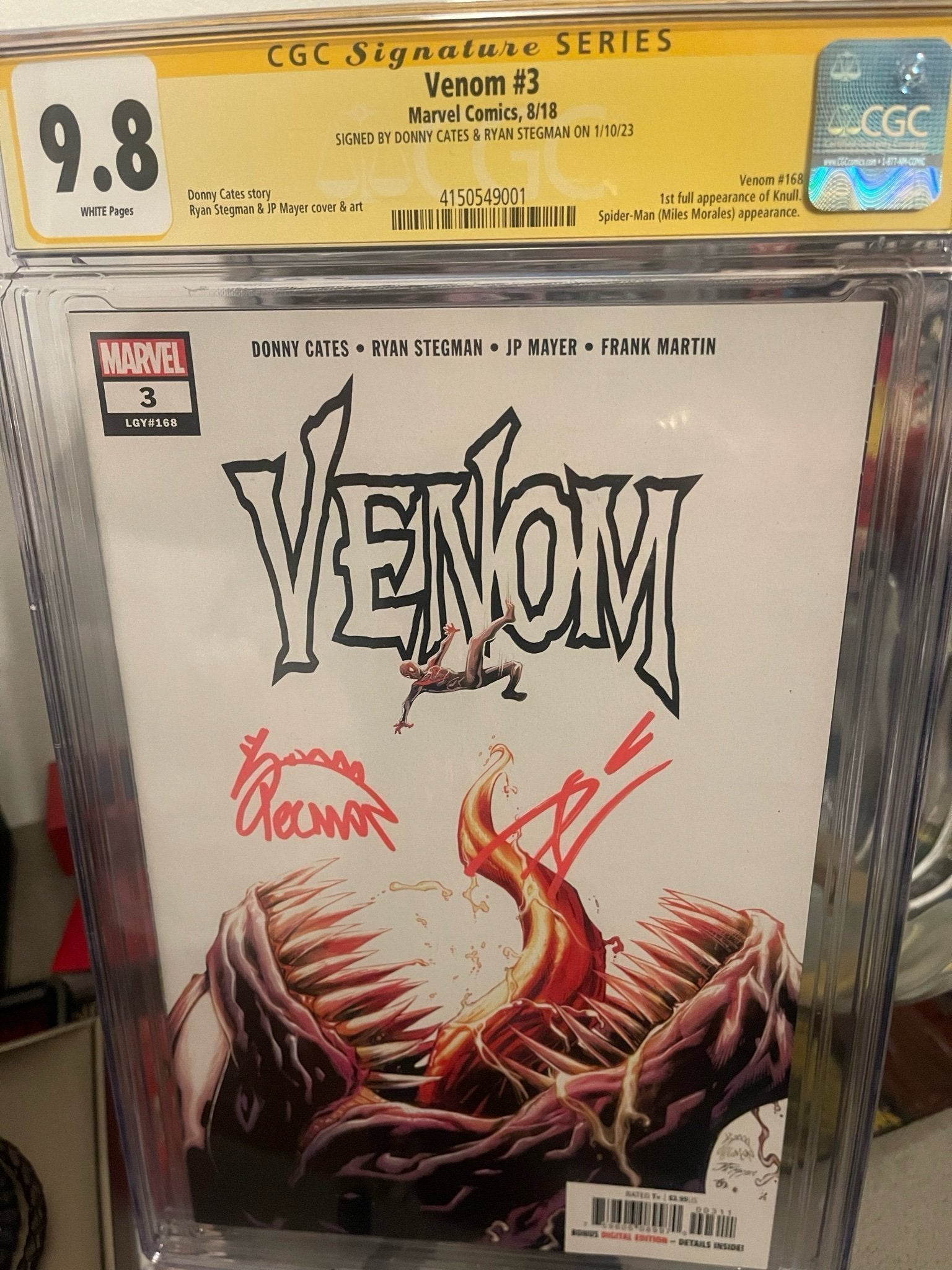 Venom #3 & King in Black #1 – CGC 9.8 – 2x Signed – 1st Appearance of Knull – Marvel Key Issues